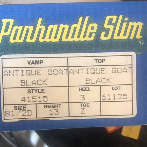 Panhandle slim rustic python boots - Picture 9 of 9